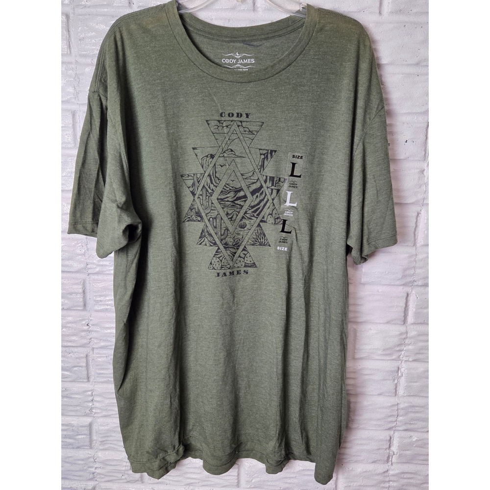 CODY JAMES T shirt Men's size Large short sleeve NWT Green